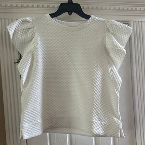 JODIFL White Textured Blouse